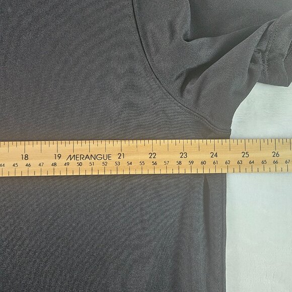 Eddie Bauer Men's Shirt Sz TXL FreeDry Short Sleeve Golf Polo Black Performance - Picture 9 of 10